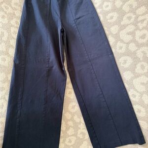 Old Navy Wide-Leg Pixie Pants in Navy Blue size XS